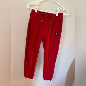 Burgundy Abercrombie Jogger Sweats